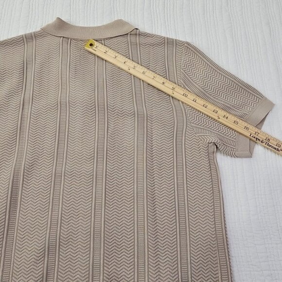 Buffalo David Bitton Men's Button-Up Sweater Men's L Jute Brown Textured NWT - Picture 12 of 14